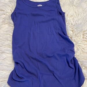 Old Navy Women's Vibrant Blue Maternity Tank Top